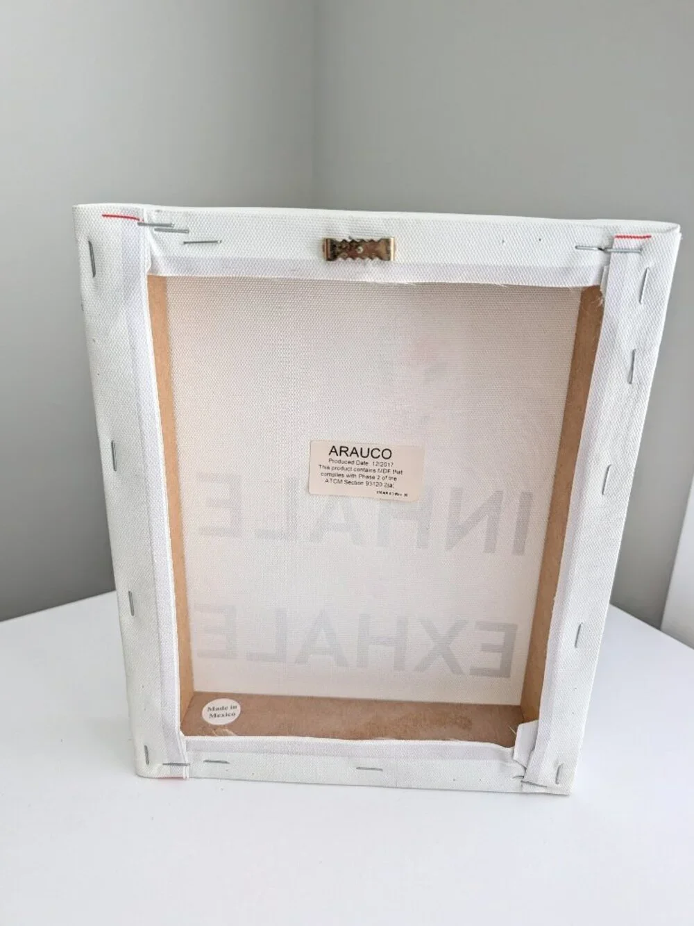 ARAUCO Inhale Exhale Canvas Picture Hanging Art 10